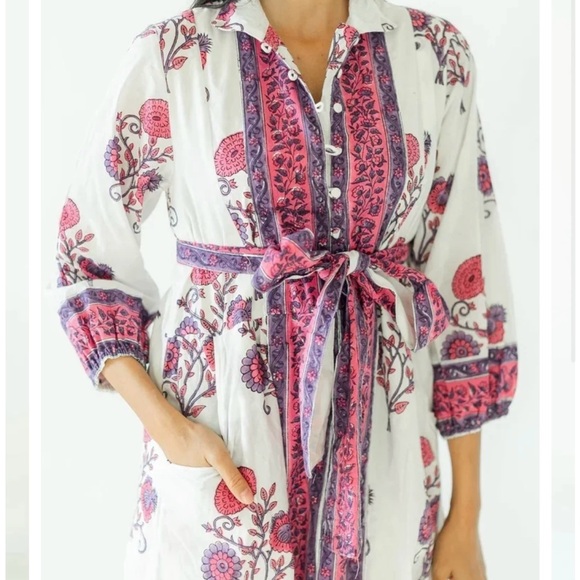 NWOT Victoria Dunn Folly Maxi Camelia - Picture 3 of 11